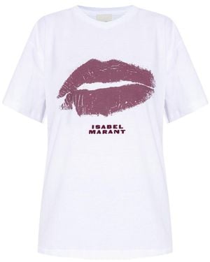 Isabel Marant Yates Crewneck T-Shirt - White