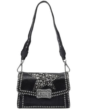 Campomaggi Flap Shoulder Bag - Black