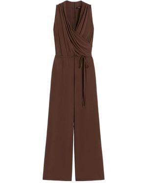 Weekend by Maxmara Jersey Jumpsuit - Brown