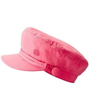 Maison Michel Abby Baker Boy Cap - Pink
