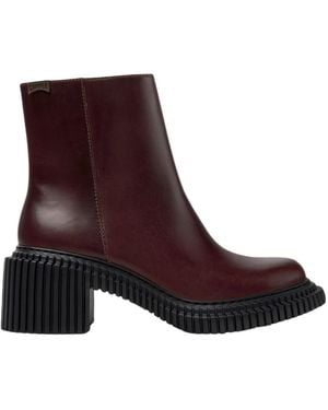 Camper Leather Boots For - Brown