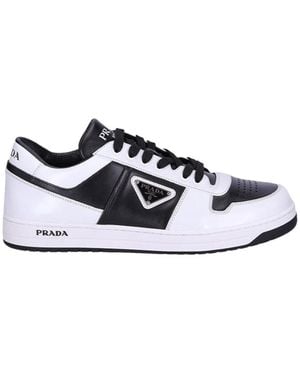 Prada Downtown Low-Top Trainers - White