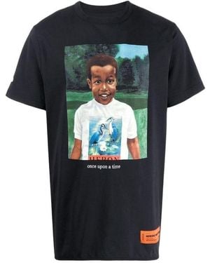 Heron Preston Printed T-Shirt - Black