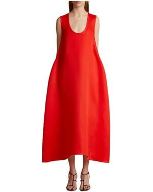 KHAITE Sleeveless Dress - Red