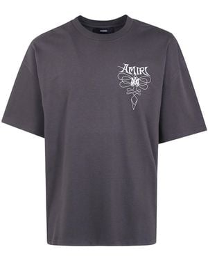 Amiri Short-Sleeved T-Shirt - Blue