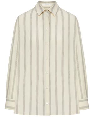 The Row Striped Shirt - White