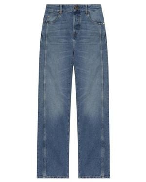 Balmain Belt Loop Jeans - Blue