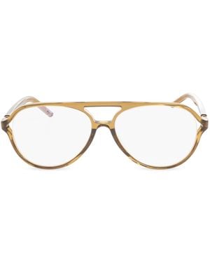 Jacquemus Geometric-Frame Glasses - Metallic