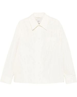 Ami Paris Button-Down Overshirt - White