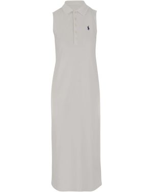 Polo Ralph Lauren Sleeveless Polo Dress - White