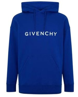 Givenchy Hooded Sweatshirt - Blue