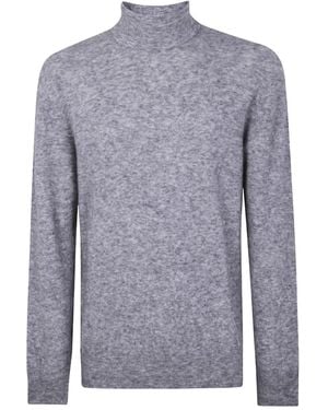 Nuur Roll-Neck Jumper - Blue