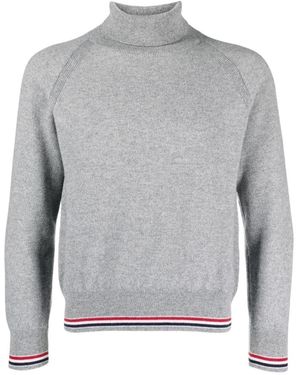 Thom Browne Cashmere Turtle-Neck Jumper - Grey