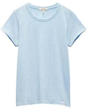 Rag & Bone Organic Cotton T-Shirt - Blue