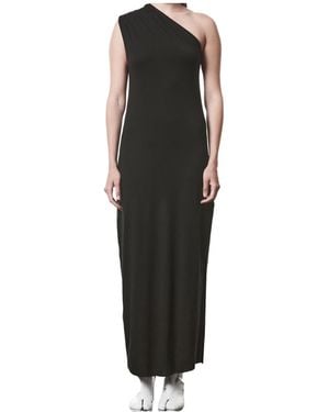 Thom Krom One Shoulder Sleeveless Dress - Black