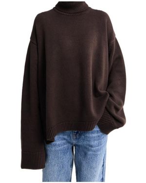 Frankie Shop Rhea Trapeze Turtleneck - Black
