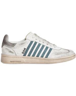 DSquared² Boxer Vintage Low-Top Trainers - Multicolour