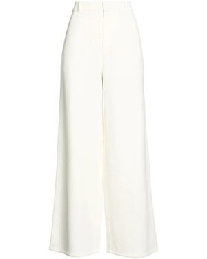 Max Mara Minimalist Solid-Color Wide-Leg Pants - White