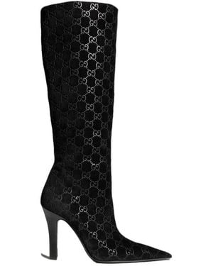 Gucci Horsebit Detail Boot - Black