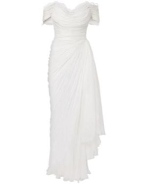 Maria Lucia Hohan Bridal Dalia Silk Gown - White