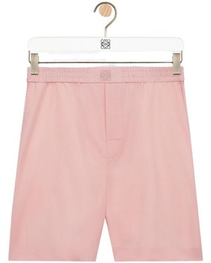 Loewe Elasticated Waistband Shorts - Pink