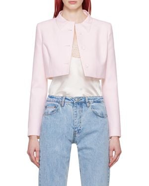 Coperni Prince Of Wales-Print Jacket - Blue