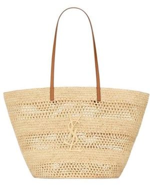 Saint Laurent Panier Medium - Natural