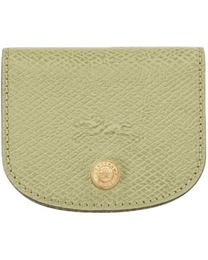 Longchamp Épure Leather Card Holder - White