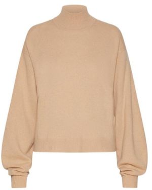 Marella Cashmere High-Neck Jumper - Natural