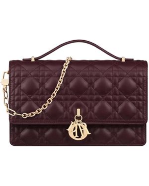 Dior Flap Shoulder Bag - Purple