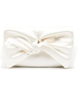 Anya Hindmarch Flap Clutch - Natural