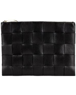 Bottega Veneta Intrecciato Pouch - Black