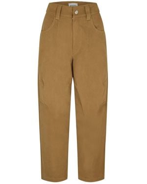Isabel Marant Casual Pants With Belt Loops - Natural