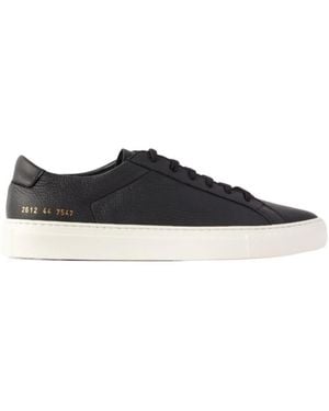 Common Projects Achilles Full-Grain Leather Sneakers - Black