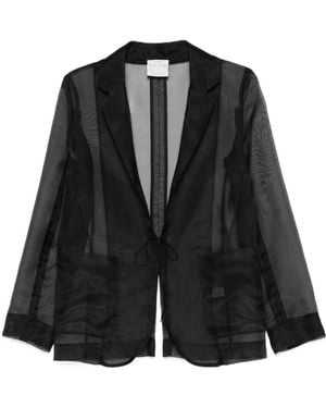 forte_forte Sheer Jacket - Black