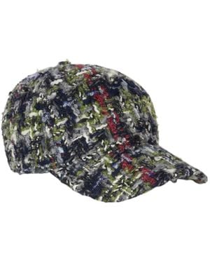 Etro Bouclé Baseball Cap - White