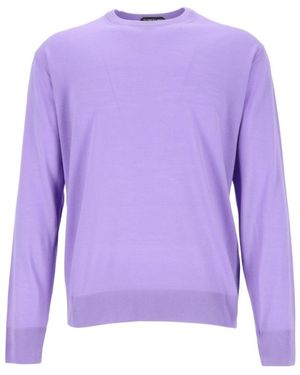 Tom Ford Relaxed-Fit Crew-Neck Jumper - Purple