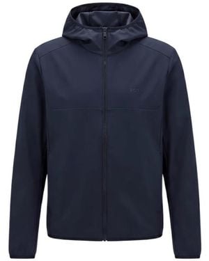 BOSS Commuterpro Logo-Print Jacket - Blue