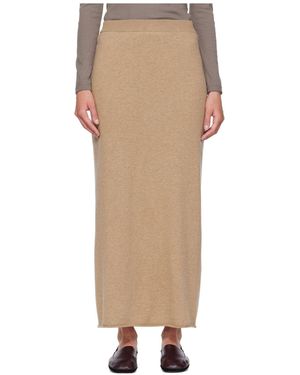 Lisa Yang Charlotta Midi Skirt - Natural