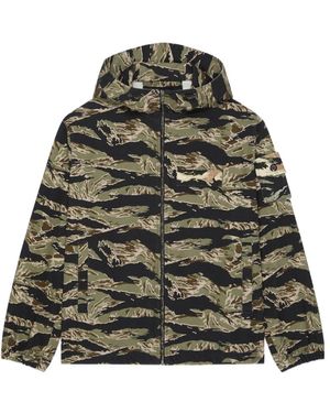 Givenchy Long-Sleeved Windbreaker Jacket - Green