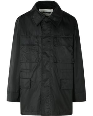 Jil Sander Long Sleeved Field Jacket - Black