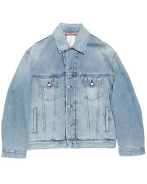Acne Studios Relaxed Fit Denim Jacket - Blue
