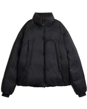 Y-3 High-Neck Puffer Jacket - Black