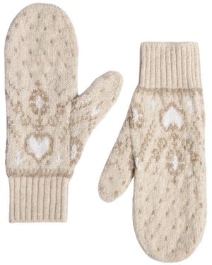 KHAITE Christel Mittens - White