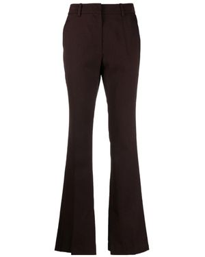 Low Classic Flared Trousers - Grey