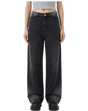 Marissa Chiara Wide Leg Jeans - Black