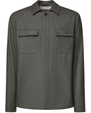 Eleventy Utility Pocket Jacket - Gray