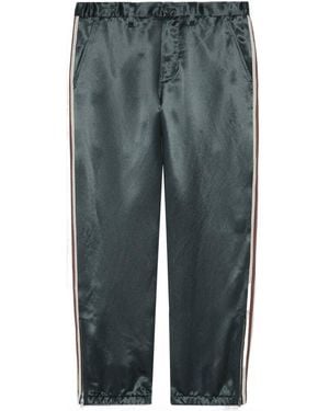 Gucci Sporty Relaxed Pants - Gray