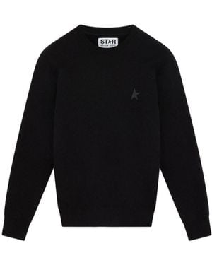 スウェット・トレーナー Golden Goose Deluxe Brand Black Cotton Sweatshirt Golden Goose Cotton crew-neck sweatshirt | GMP01223P00052590100