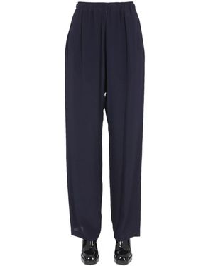 Vivienne Westwood Elastic Waist Wide-Leg Trousers - Blue